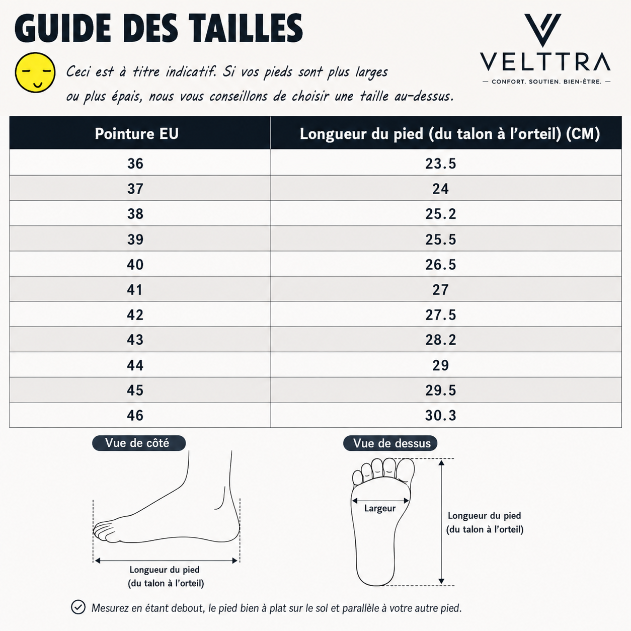 VELTTRA™ Chaussures Confort Plantaire