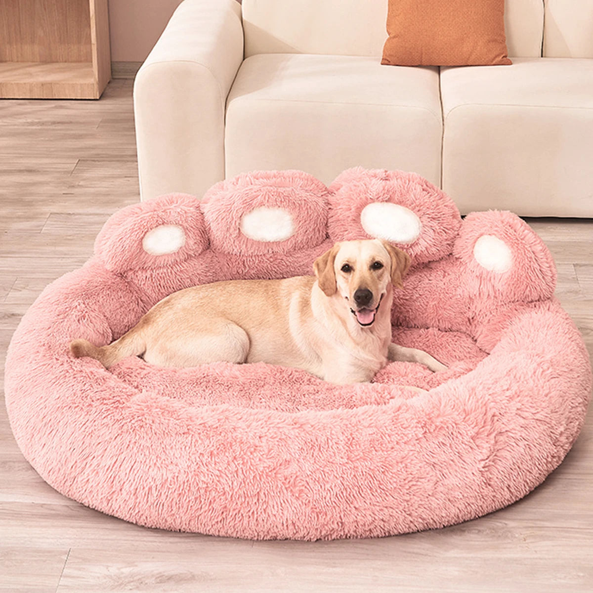Coussin confortable en peluche pour chien et chat