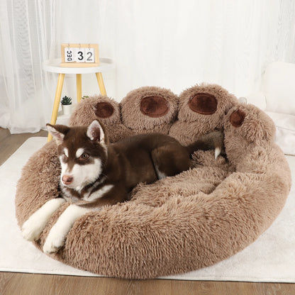 Coussin confortable en peluche pour chien et chat