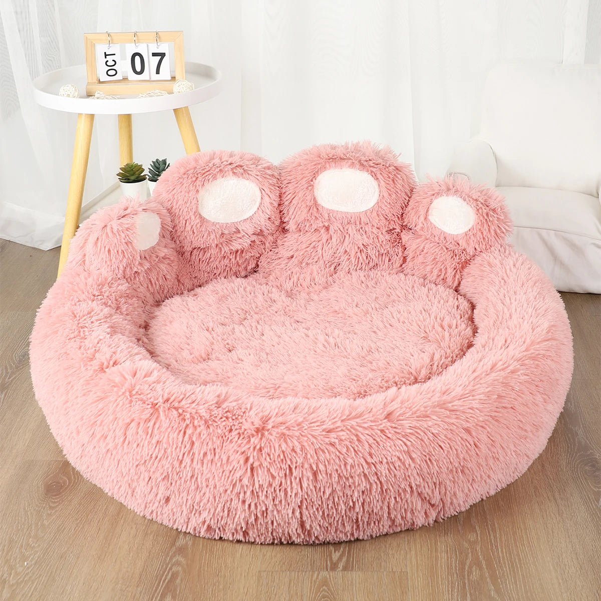 Coussin confortable en peluche pour chien et chat