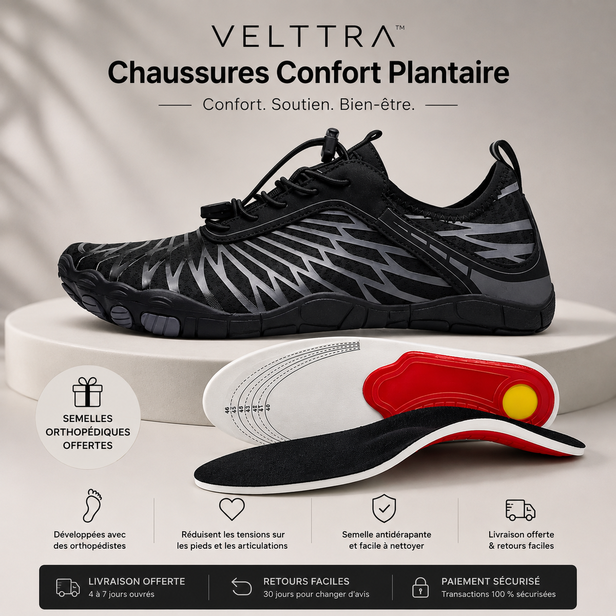 VELTTRA™ Chaussures Confort Plantaire